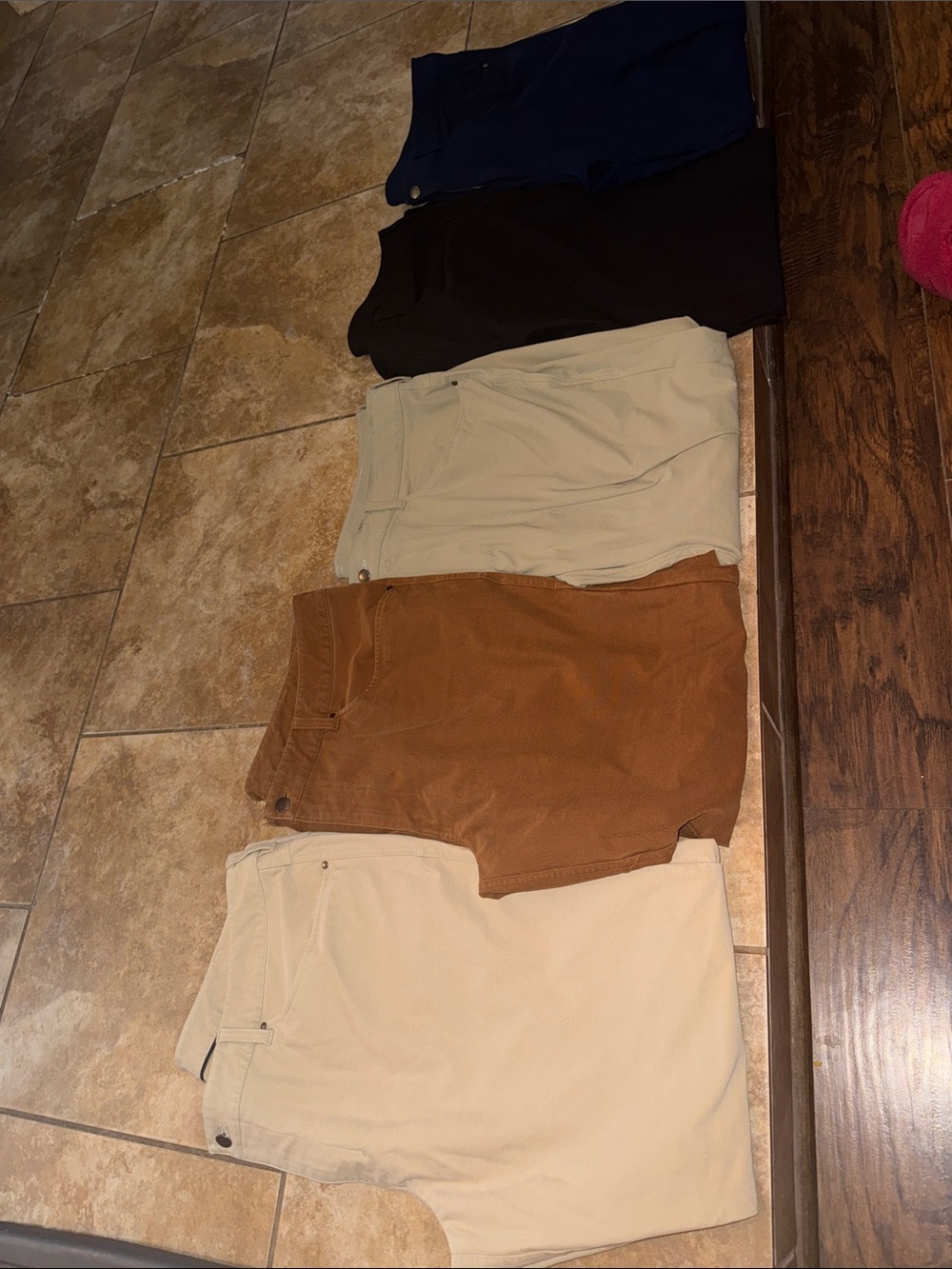 5 pairs of Men’s lululemon ABC classic fit 30” inseam